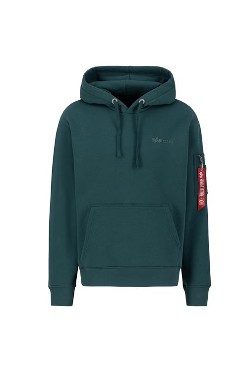 Se ALPHA INDUSTRIES Sweatshirt  mørkegrøn / rød ved About You