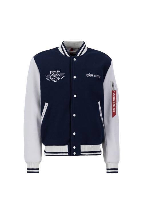 ALPHA INDUSTRIES Overgangsjakke  navy / hvid