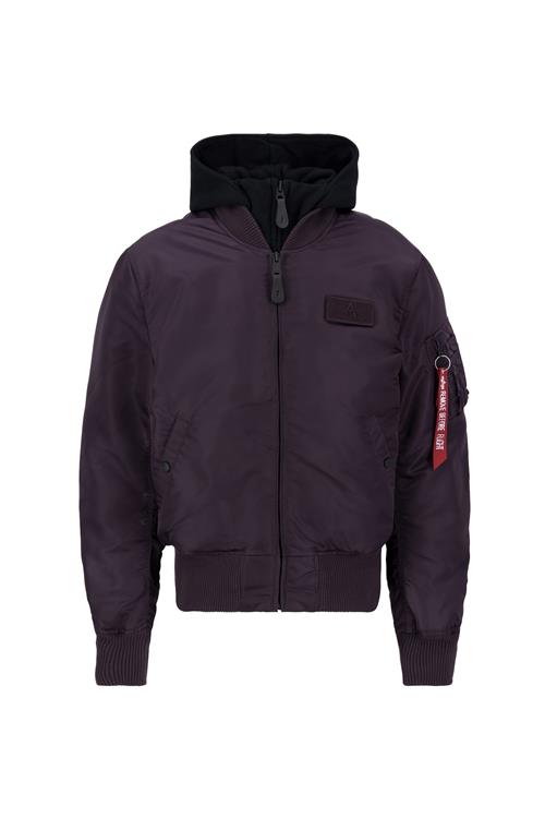 ALPHA INDUSTRIES Overgangsjakke  lilla / sort