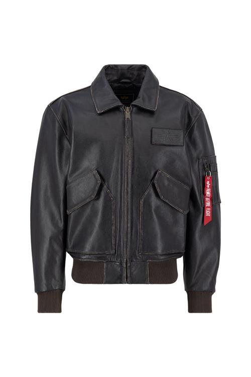 ALPHA INDUSTRIES Overgangsjakke 'CWU'  mørkebrun