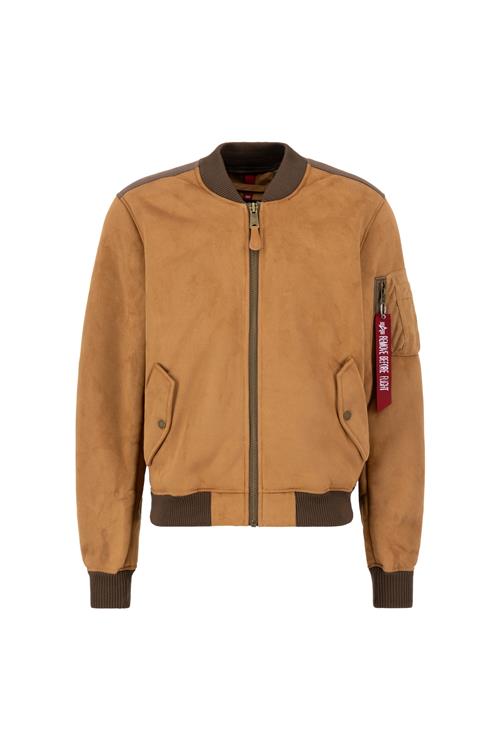 ALPHA INDUSTRIES Overgangsjakke  camel / brun / rød