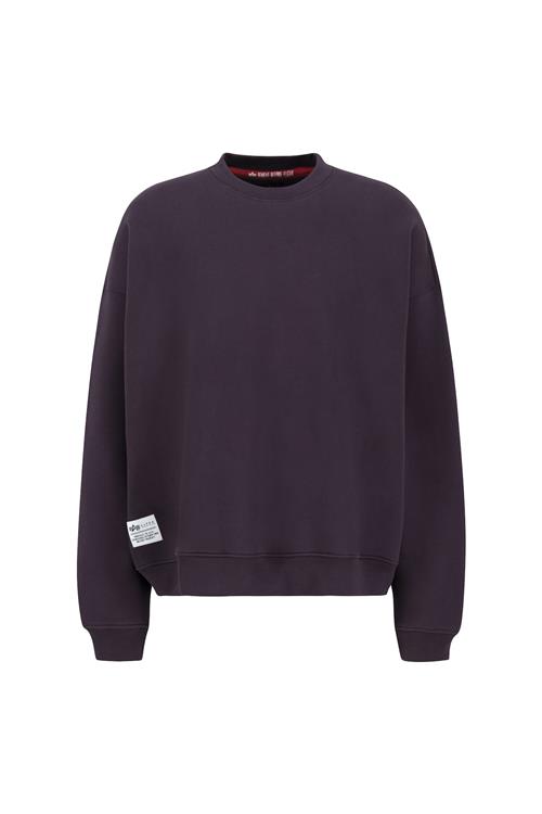 ALPHA INDUSTRIES Sweatshirt  blomme / hvid