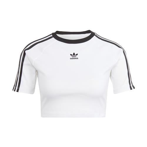 ADIDAS ORIGINALS Shirts '3-Streifen'  sort / hvid