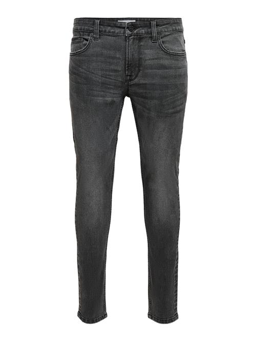 Se Only & Sons Jeans 'Warp'  black denim ved About You