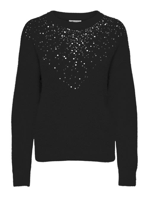 Se ONLY Pullover 'ONLCLARIS'  sort / sølv ved About You