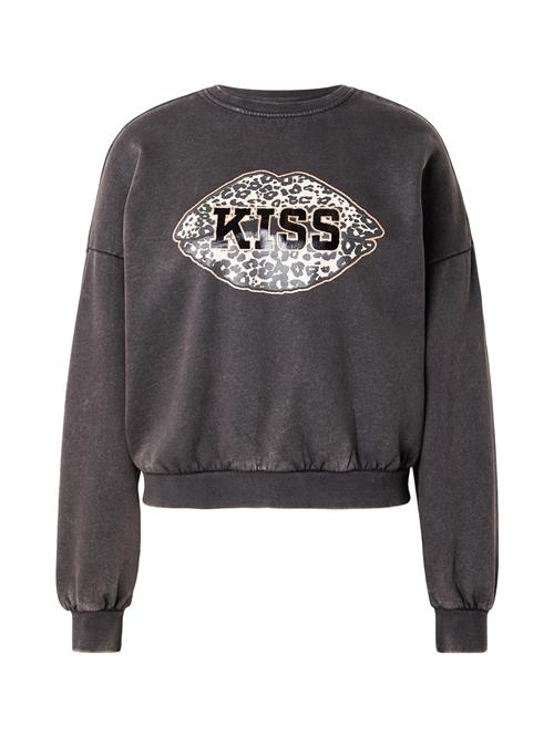 Se ONLY Sweatshirt  guld / mørkegrå / sort ved About You