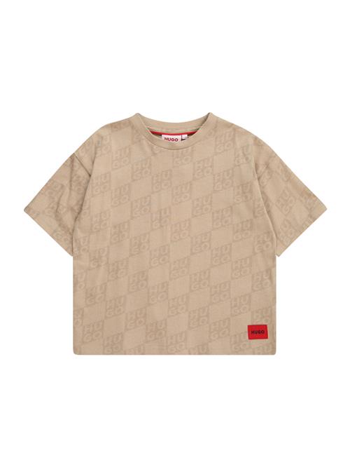 HUGO Shirts  beige / mørkebeige