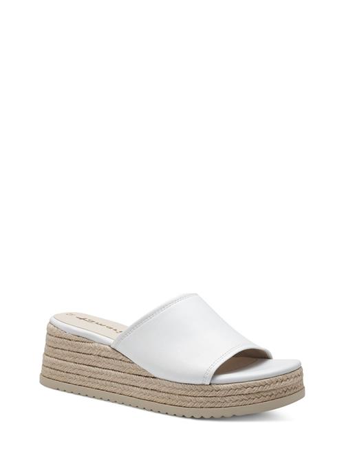 Se Tamaris Women Slides Tamaris White ved Booztlet