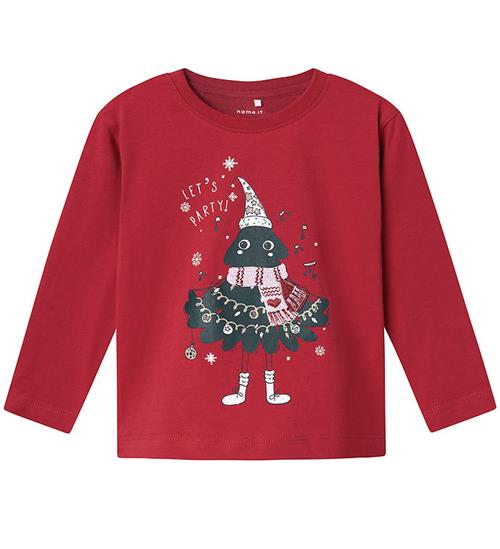 Se Name It Bluse - NmfRbell - Jester Red ved KidsWorld