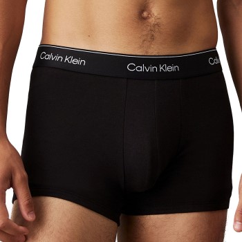 Calvin Klein 3P Modern Cotton Stretch Trunk Sort bomuld Large Herre