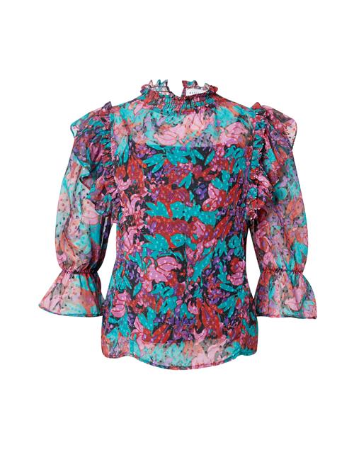 Se Warehouse Bluse 'Dobby'  blandingsfarvet / pink ved About You