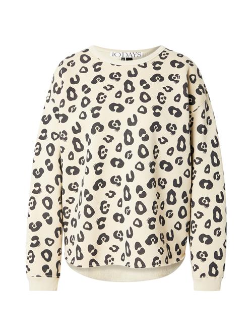 10Days Sweatshirt  beige / sort