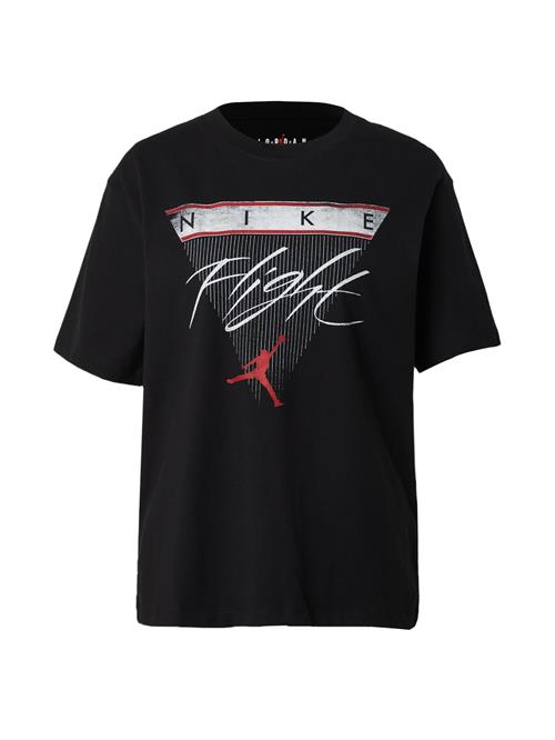 Jordan Shirts 'Flight Heritage'  rubinrød / sort / offwhite