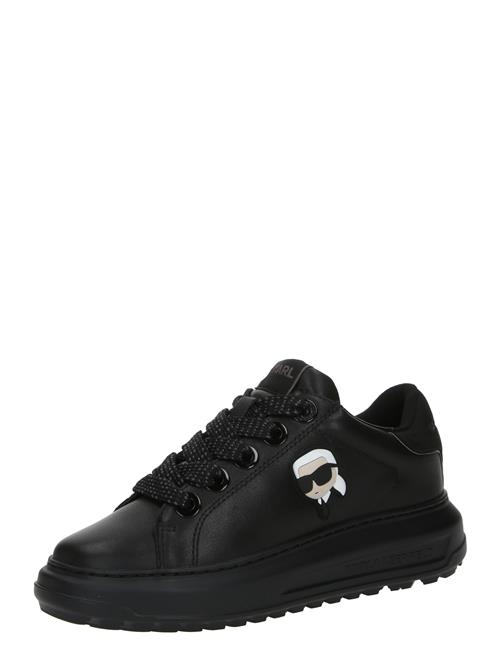 Karl Lagerfeld Sneaker low 'KAPRI LUG'  lysebeige / sort / hvid