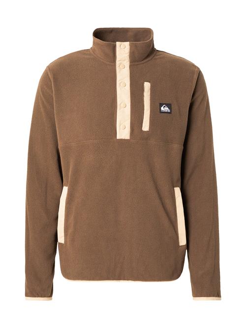 QUIKSILVER Sportspullover 'NO DESTINATION 2'  creme / brun