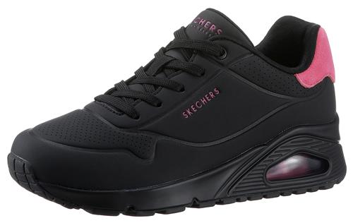 SKECHERS Sneaker low 'Uno'  pink / sort