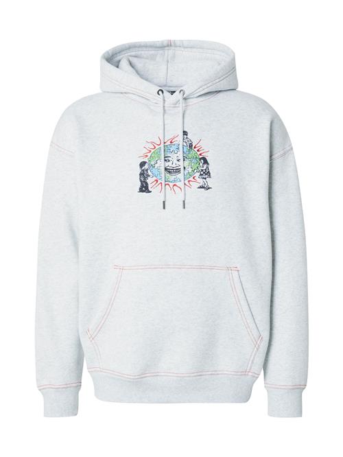 Volcom Sweatshirt 'KEUTCHI'  lyseblå / lysegrøn / sort / hvid-meleret