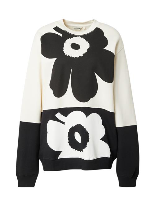 Marimekko Sweatshirt 'KUVIOT'  sort / hvid