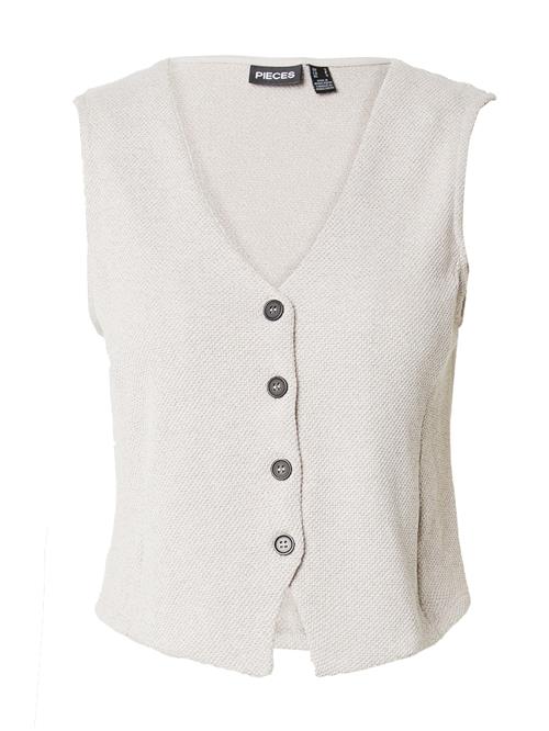 PIECES Vest 'PCPEPPER'  greige