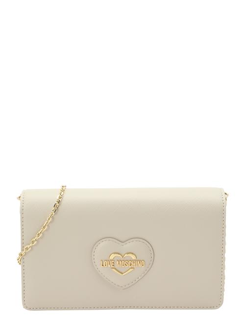 Love Moschino Skuldertaske  elfenben / guld