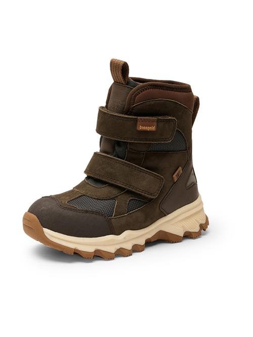 BISGAARD Snowboots 'Edon'  brun / mørkegrå / oliven