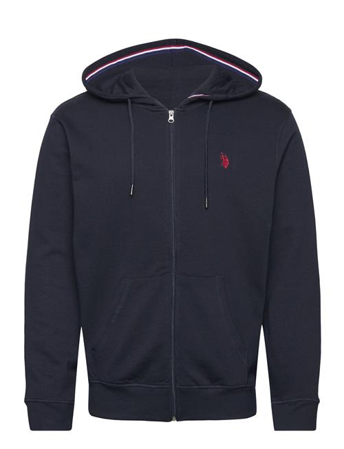 Se U.S. Polo Assn. Uspa Sweat Hood/Zip Erdi Men U.S. Polo Assn. Navy ved Booztlet