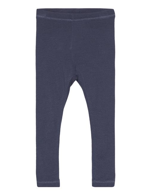 Se Müsli by Green Cotton Woolly Leggings Baby Müsli By Green Cotton Blue ved Booztlet