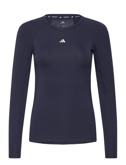 Se adidas Performance Techfit Longsleeve Training Top Adidas Performance Navy ved Booztlet