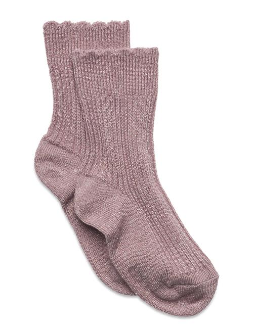 mp Denmark Celosia Glitter Socks Mp Denmark Pink