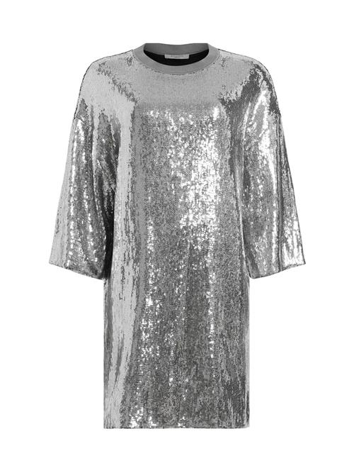 Se AllSaints Opal Logo Dress AllSaints Silver ved Booztlet