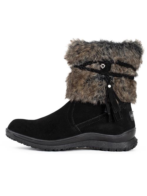 Se Minnetonka Snowboots 'Everett'  brun / sort ved About You