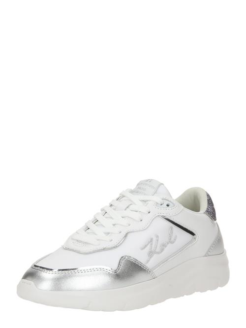 Se Karl Lagerfeld Sneaker low  sølv / hvid ved About You