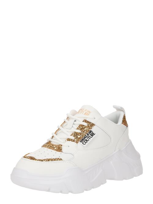 Versace Jeans Couture Sneaker low 'FONDO SPEEDTRACK'  guld / pastelorange / sort / hvid