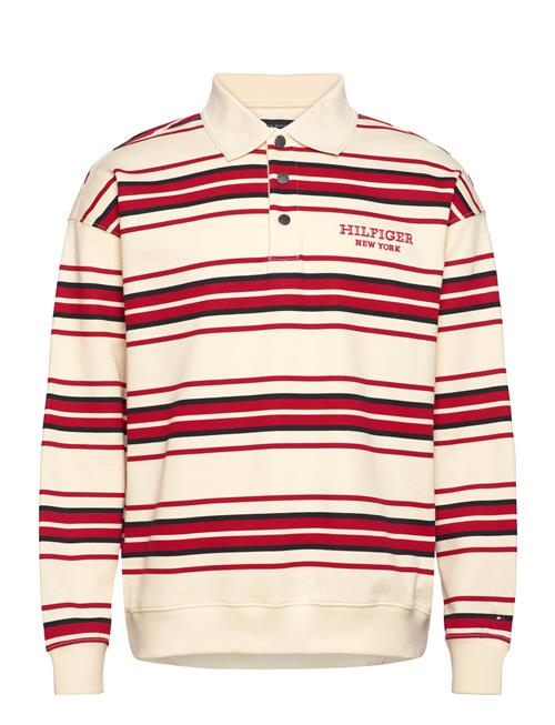 Monotype Stripe Rugby Tommy Hilfiger Cream