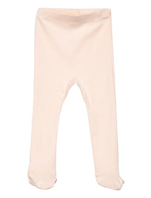 Baby Rib Tights W. Feet Copenhagen Colors Pink