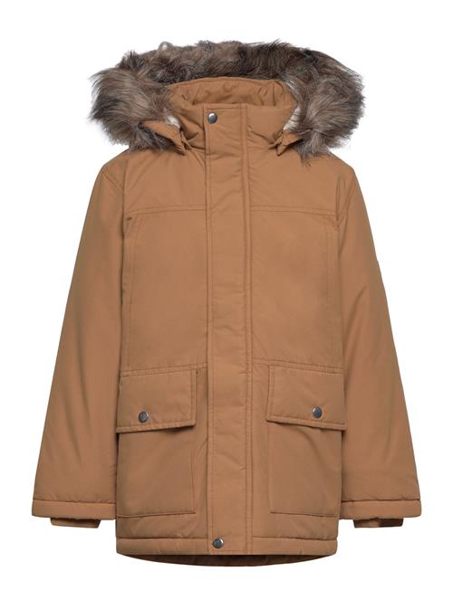 Se name it Nkmmarlin Parka Jacket Pb Fo Name It Brown ved Booztlet