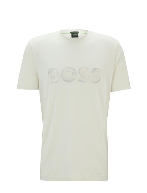 Se BOSS Tee Jagged 1 BOSS Beige ved Booztlet