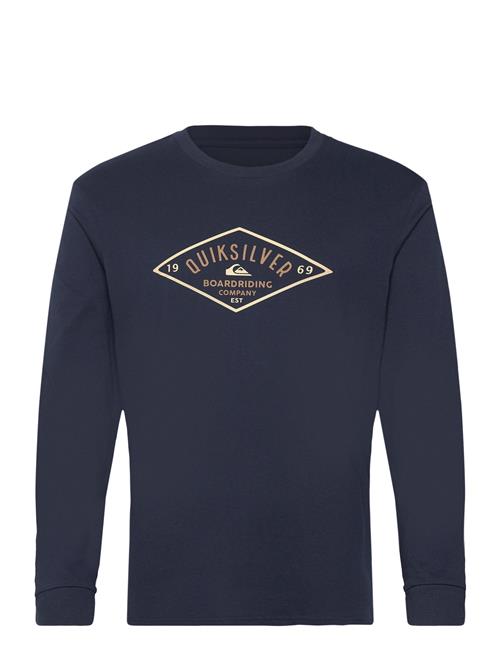 Qs Diamond Logo Ls Quiksilver Navy