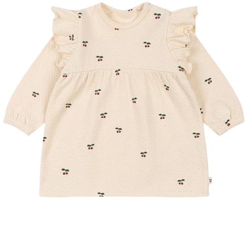 Se Konges Sløjd SUI FRILL DRESS GOTS | Hvid | 9 months ved Babyshop