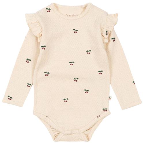 Se Konges Sløjd SUI FRILL BODY GOTS | Hvid | 3 years ved Babyshop