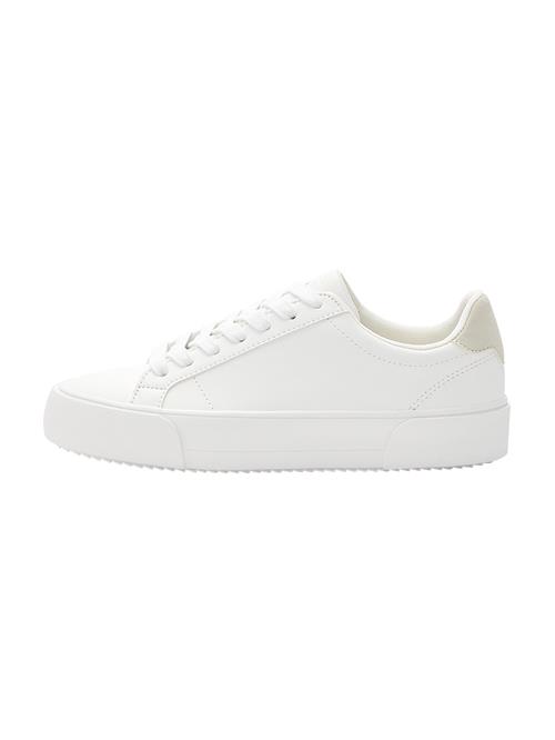 Pull&Bear Sneaker low  lysebeige / hvid