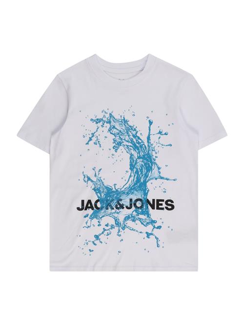 Jack & Jones Junior Shirts 'Plash Ocean'  blå / sort / offwhite