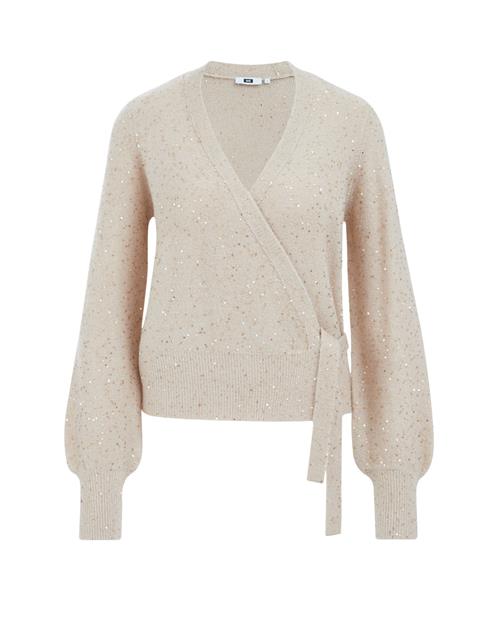 Se WE Fashion Pullover  beige / guld ved About You