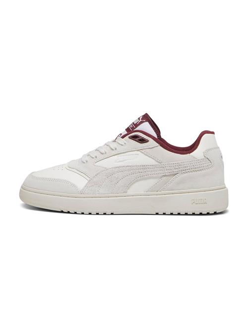 PUMA Sneaker low 'Doublecourt'  lysegrå / burgunder / hvid