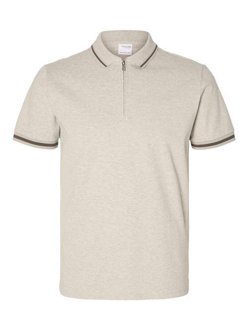 SELECTED HOMME Bluser & t-shirts 'Toulouse'  beige-meleret / oliven