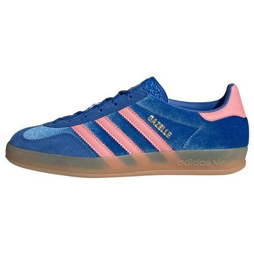 Se ADIDAS ORIGINALS Sneaker low 'Gazelle'  blå / guld / lyserød ved About You