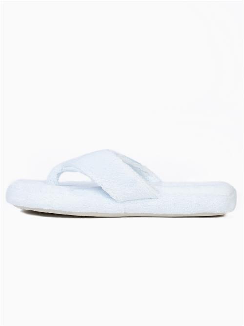 Minnetonka Slipper 'Terry Cloth Olivia'  lyseblå