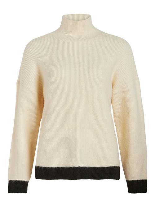 Se VILA Pullover 'Senna'  lysebeige / sort ved About You