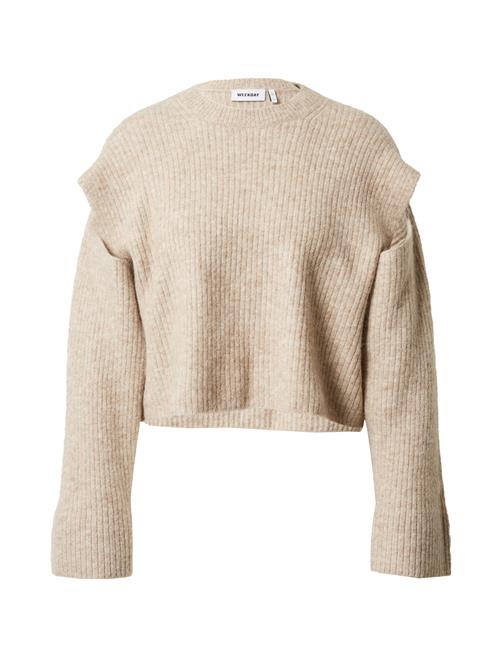 Se WEEKDAY Pullover 'Remi'  lysebeige ved About You