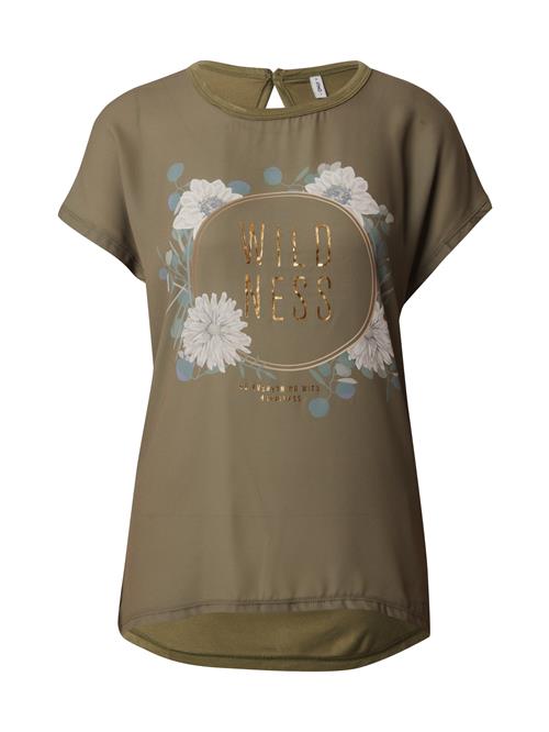 Se ONLY Shirts 'FLORA'  guld / basalgrå / greige / oliven ved About You